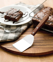 Load image into Gallery viewer, Fox Run Cookie Spatula, Stainless Steel with Wood Handle, 7"
