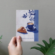 Load image into Gallery viewer, "Un croissant et du soleil"  Greeting Card
