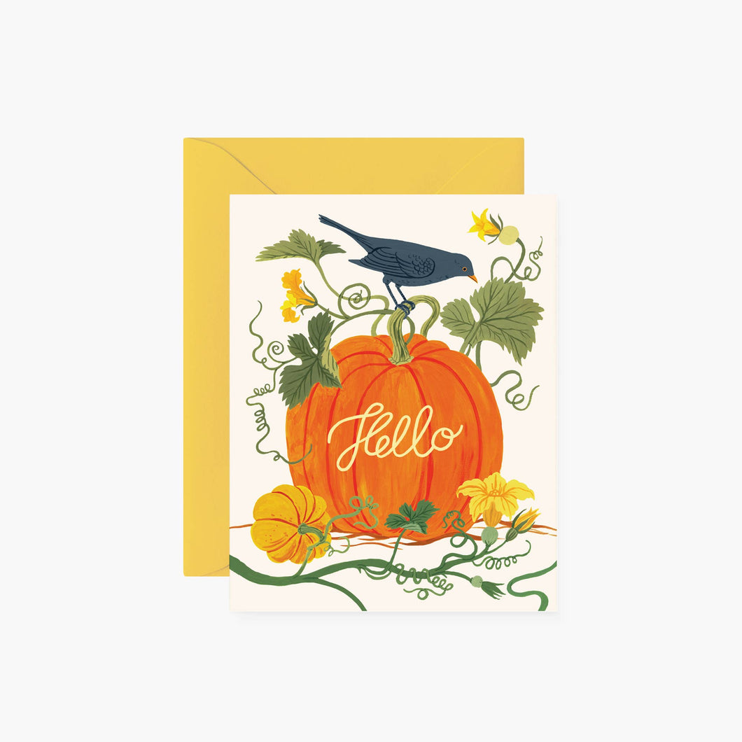 Pumpkin Patch Greeting Card - Botanica Paper Co.