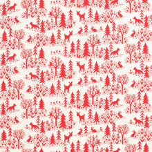 Load image into Gallery viewer, Long-Sleeve Romper - Winter Scenic Red
