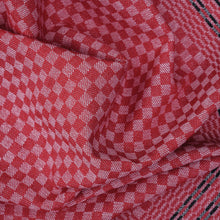 Load image into Gallery viewer, The Workhorse Kitchen Towel, Half Linen - Red with Black Edge
