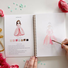 Load image into Gallery viewer, Fairytale watercolor workbook
