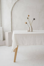 Load image into Gallery viewer, Handmade Linen Tablecloth - White
