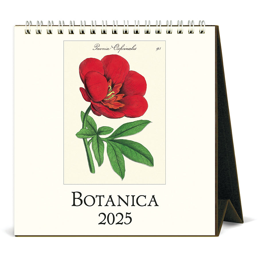 Botanica 2025 Cavallini Desk Calendar