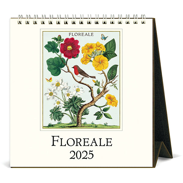 Floreale 2025 Cavallini Desk Calendar