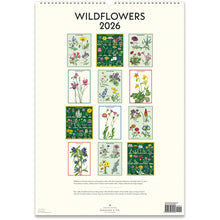 Load image into Gallery viewer, Wildflowers 2026 Cavallini Wall Calendar
