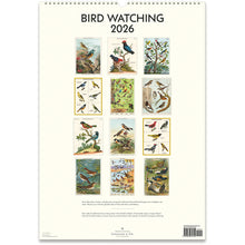Load image into Gallery viewer, Bird Watching 2026 Cavallini Wall Calendar
