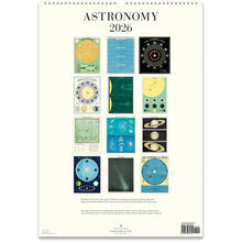 Load image into Gallery viewer, Astronomy 2026 Cavallini Wall Calendar
