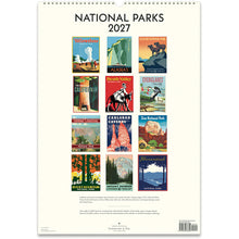 Load image into Gallery viewer, National Parks 2027 Cavallini Wall Calendar
