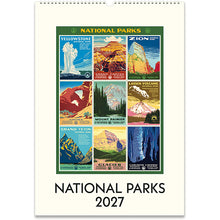 Load image into Gallery viewer, National Parks 2027 Cavallini Wall Calendar
