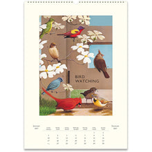 Load image into Gallery viewer, Bird Watching 2027 Cavallini Wall Calendar
