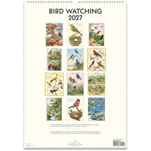 Load image into Gallery viewer, Bird Watching 2027 Cavallini Wall Calendar

