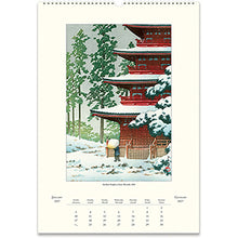 Load image into Gallery viewer, Japanese Woodblocks 2027 Cavallini Wall Calendar
