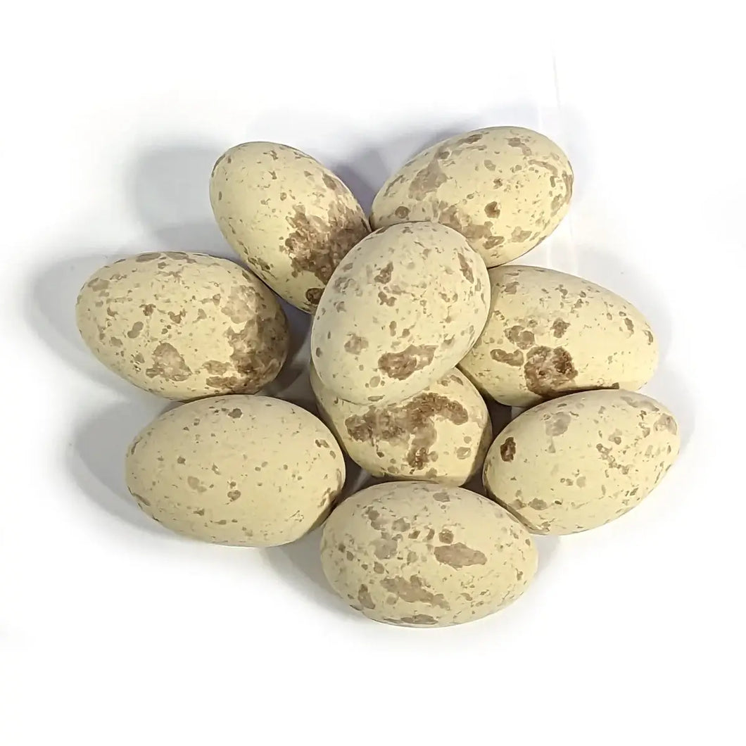 Caramel-Filled Quail Eggs
