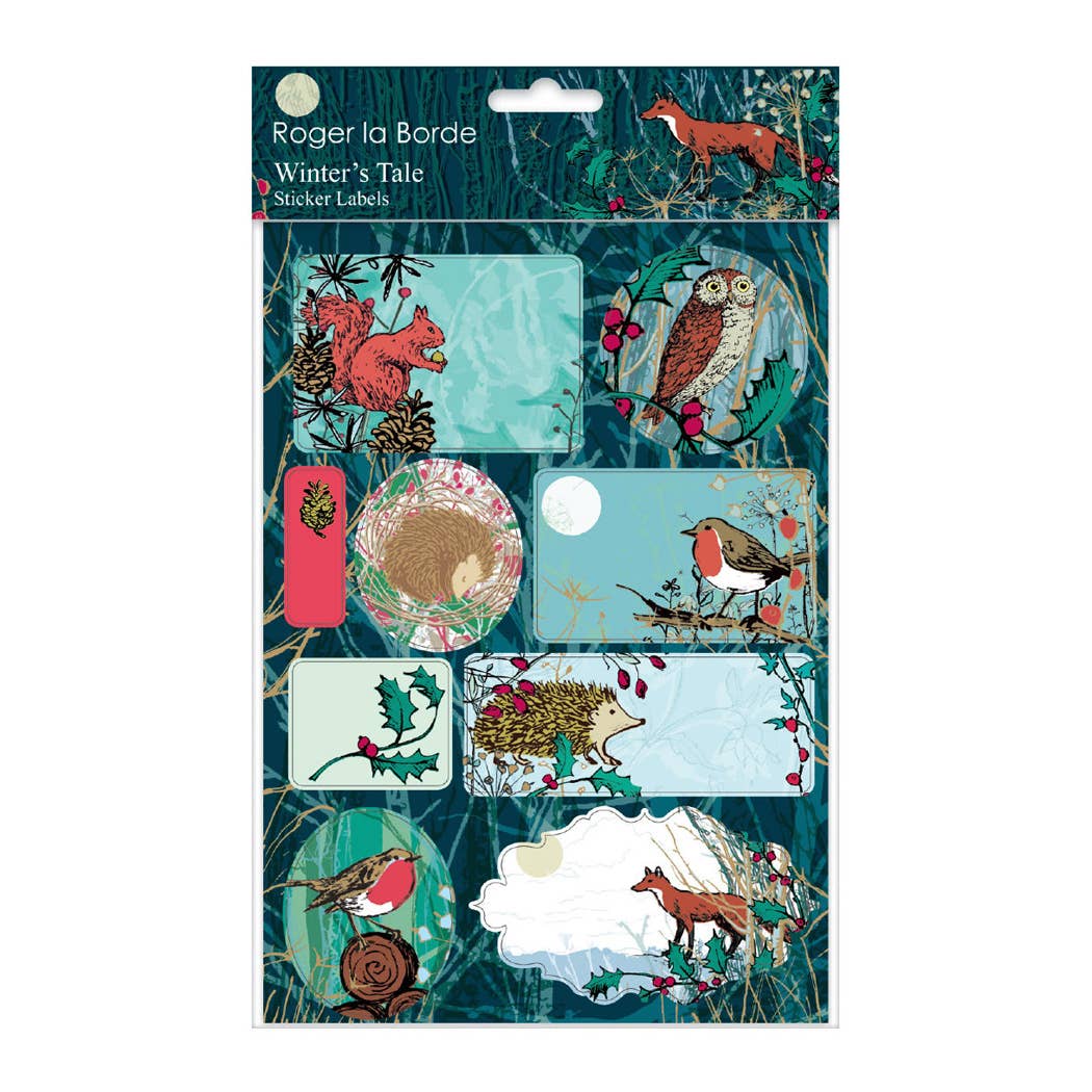 Winter's Tale Sticker Label Sheets - Roger la Borde