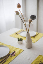 Load image into Gallery viewer, Handmade Linen Tablecloth - White
