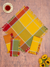 Load image into Gallery viewer, April Cornell - Colorblock Plaid Napkin, Set of 4
