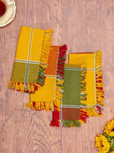 Load image into Gallery viewer, April Cornell - Colorblock Plaid Napkin, Set of 4
