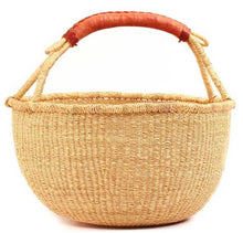 Load image into Gallery viewer, Handwoven Bolga  Basket - Dye Free 14&quot;-16&quot;

