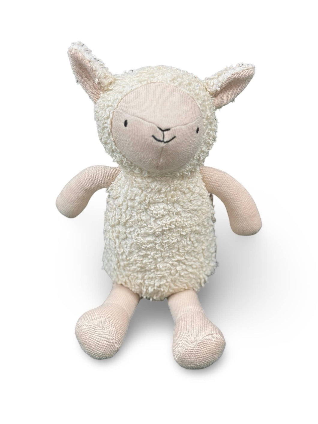 Luna Wooly Lamb Sherpa Knit Stuffed Animal Soft Toy Organic - Viveran