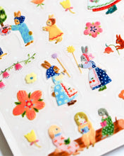 Load image into Gallery viewer, Clear Sticker Sheet - Rabbit Garden
