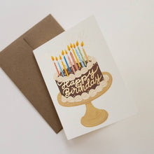 Load image into Gallery viewer, Chocolate Birthday card - Botanica Paper Co.
