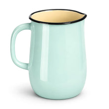 Load image into Gallery viewer, Turquoise Vintage Enamel Jug Pitcher

