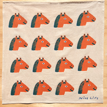 Load image into Gallery viewer, Horse Cotton Tea Towel

