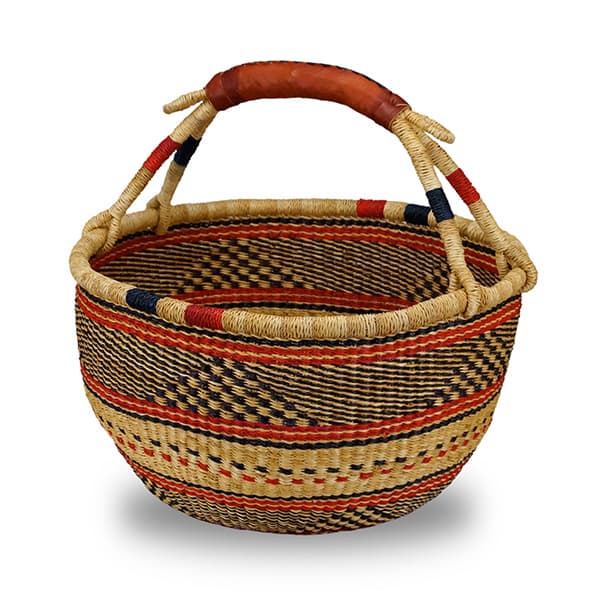 Extra-Large Bolga Basket - Assorted Colors