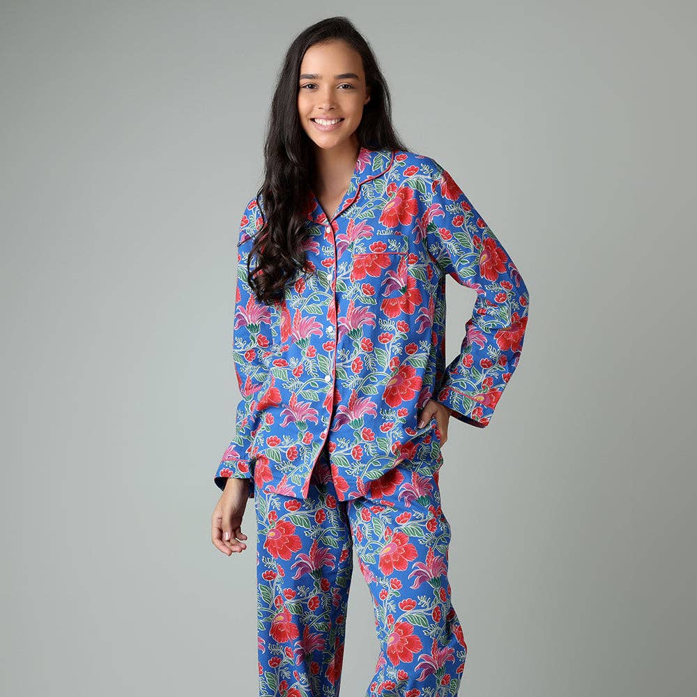 Mahogany - Clarence Indigo Pajama Set