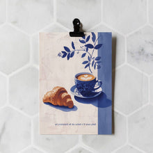Load image into Gallery viewer, "Un croissant et du soleil"  Greeting Card
