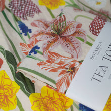 Load image into Gallery viewer, Spring Linen Tea Towel - Botanica Paper Co.
