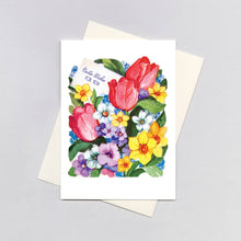 Load image into Gallery viewer, Tulips &amp; Daffodils - Easter Greeting Card
