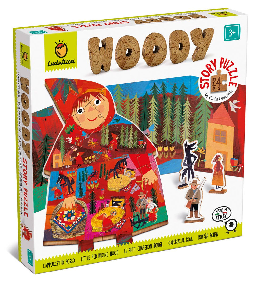 Woody Story Puzzle LITTLE RED RIDING HOOD