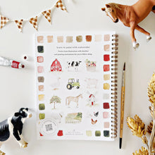 Load image into Gallery viewer, Farm Watercolor Workbook - Emily Lex Studio
