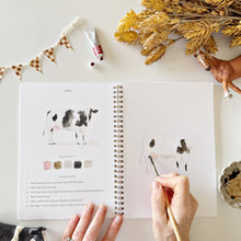 Load image into Gallery viewer, Farm Watercolor Workbook - Emily Lex Studio
