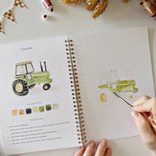 Load image into Gallery viewer, Farm Watercolor Workbook - Emily Lex Studio
