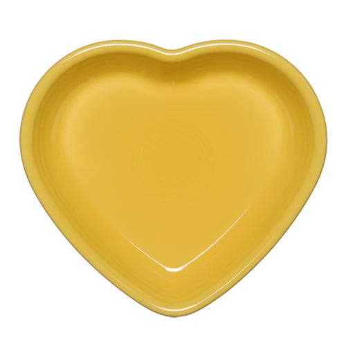 Fiestaware - Medium Heart Bowl, Sunflower