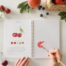 Load image into Gallery viewer, Fruit Watercolor Workbook - Emily Lex Studio
