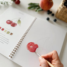 Load image into Gallery viewer, Fruit Watercolor Workbook - Emily Lex Studio
