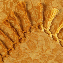 Load image into Gallery viewer, April Cornell - Peony Jacquard Tablecloth - Gold
