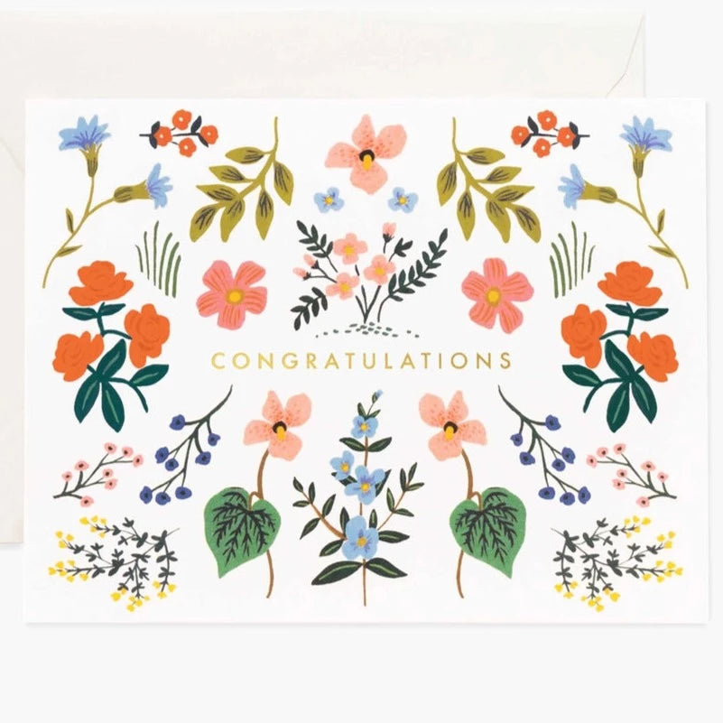 Wildwood Congratulations Card- Rifle Paper Co