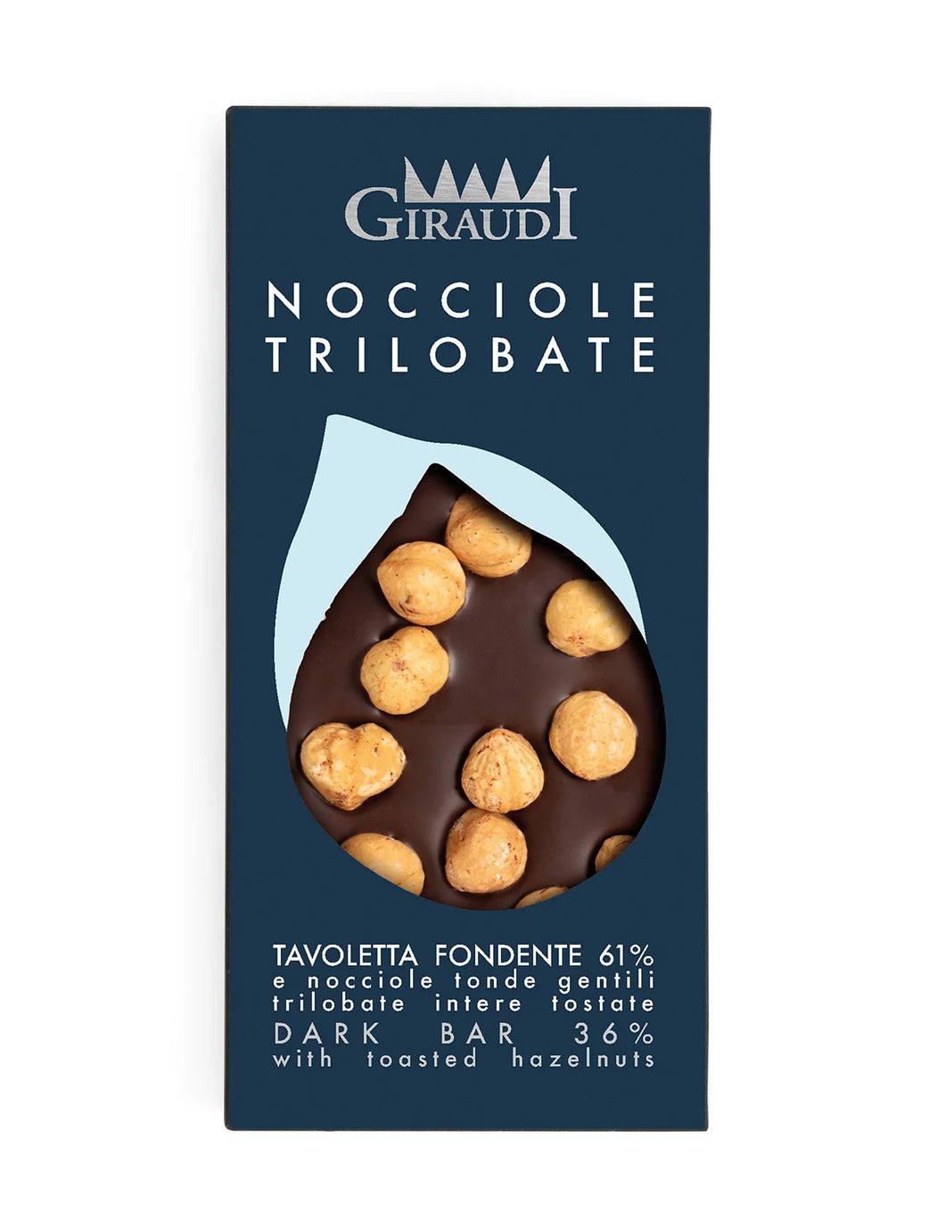Giraudi Dark Chocolate Bar with Piedmontese Hazelnuts