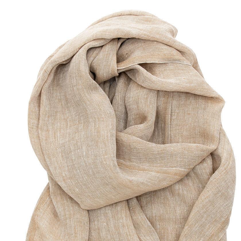 Halaus Linen Scarf, Gold- Lapuan Kankurit