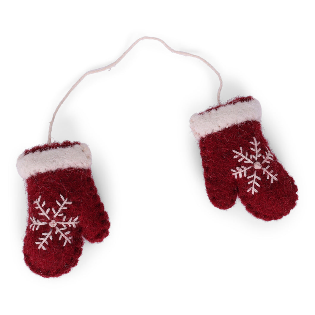 Red Mini Mitten Ornament