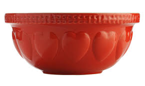 Mason Cash - Mixing Bowl S12 Heart - Red