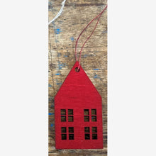 Load image into Gallery viewer, Swedish Wood House Ornament
