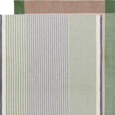 Array Stripe Tea Towel Set/2 - Jade