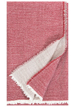 Load image into Gallery viewer, Duetto Blanket Lingonberry-Beige - Lapuan Kankurit
