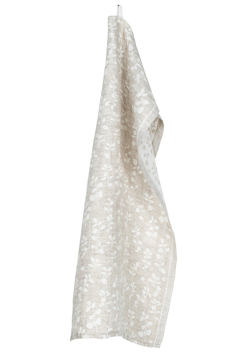 Lapuan Kankurit Meirami  Tea Towel, Linen-White